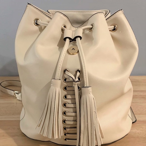 Cream Backpack - Picture 2 of 6